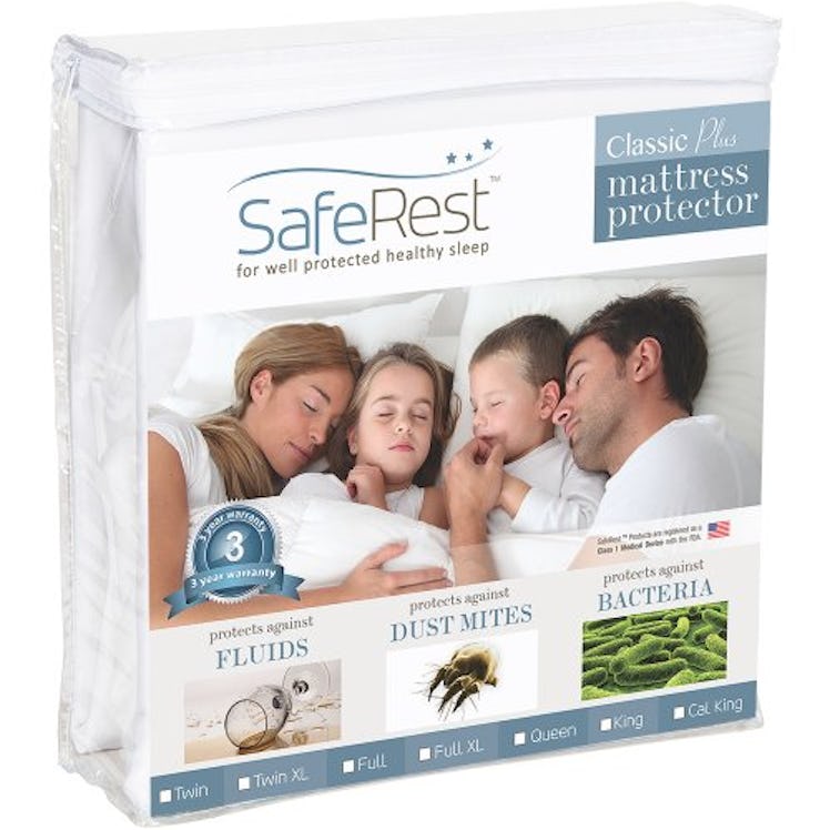 SafeRest Full Size Classic Plus 100% Waterproof Mattress Protector