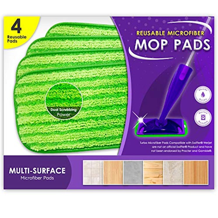 Turbo Microfiber Reusable Mop Pads