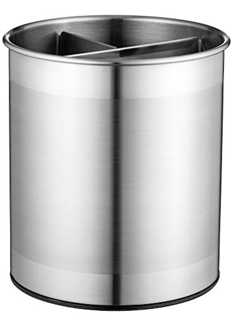 FineDine Extra-Large Stainless Steel Kitchen Utensil Holder