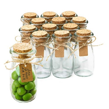 Otis Classic Small Glass Jars with Lids (Set of 12) 