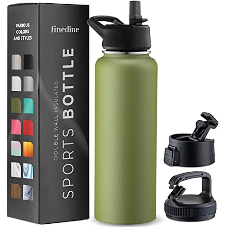 FineDine Triple-Insulated Stainless Steel Water Bottle