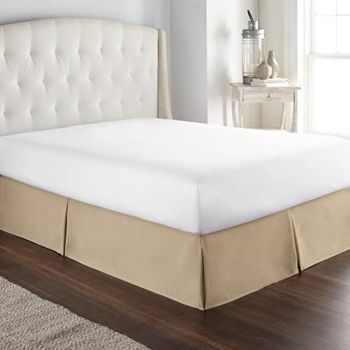 HC Collection Taupe California King Bed Skirt