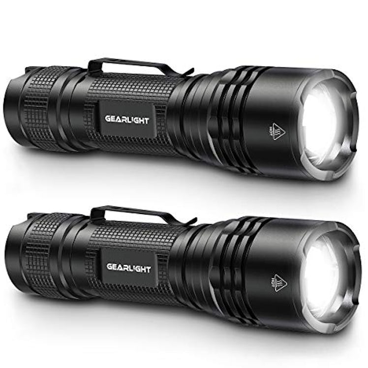 GearLight TAC LED Tactical Flashlight (Set Of 2)