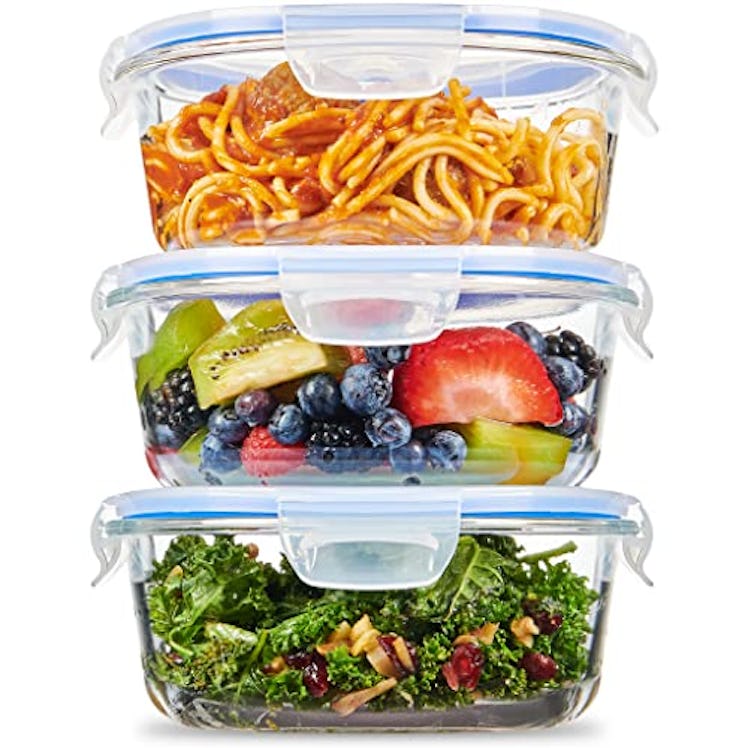 Superior Glass Meal-Prep Pasta Containers
