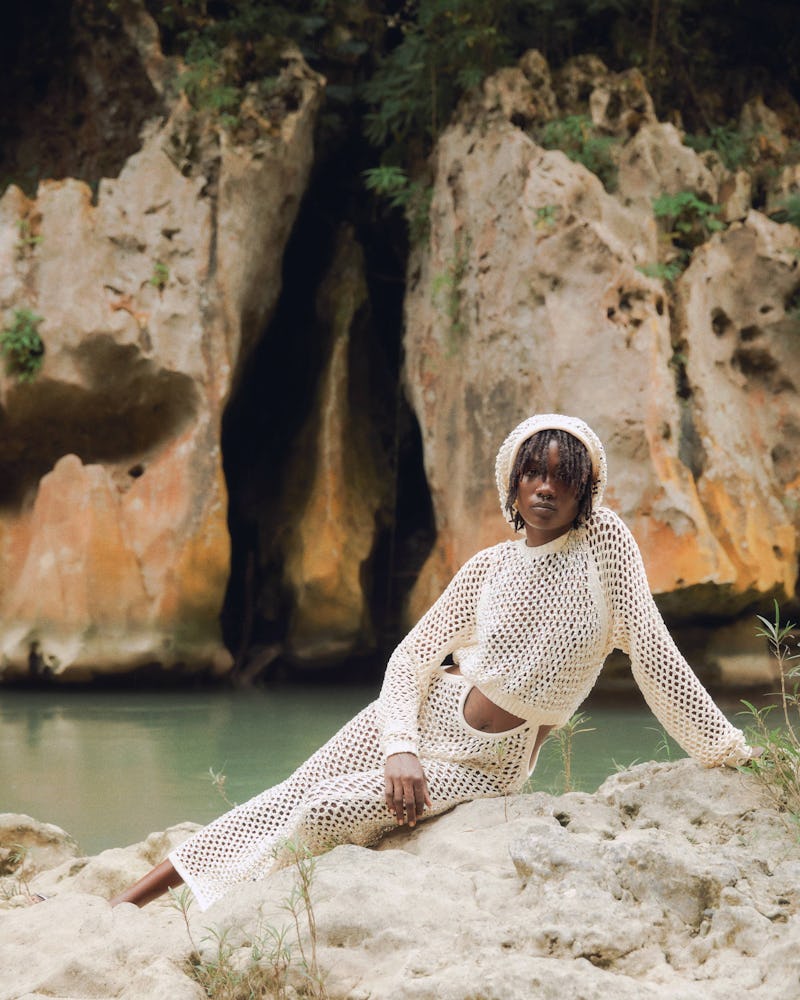 Diotima crochet sweatshirt from Pre-Fall '22 