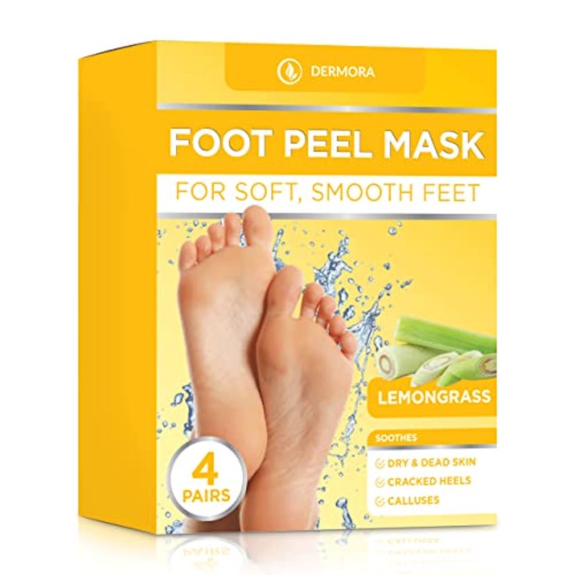 Dermora Foot Peel Mask (4 Pack)