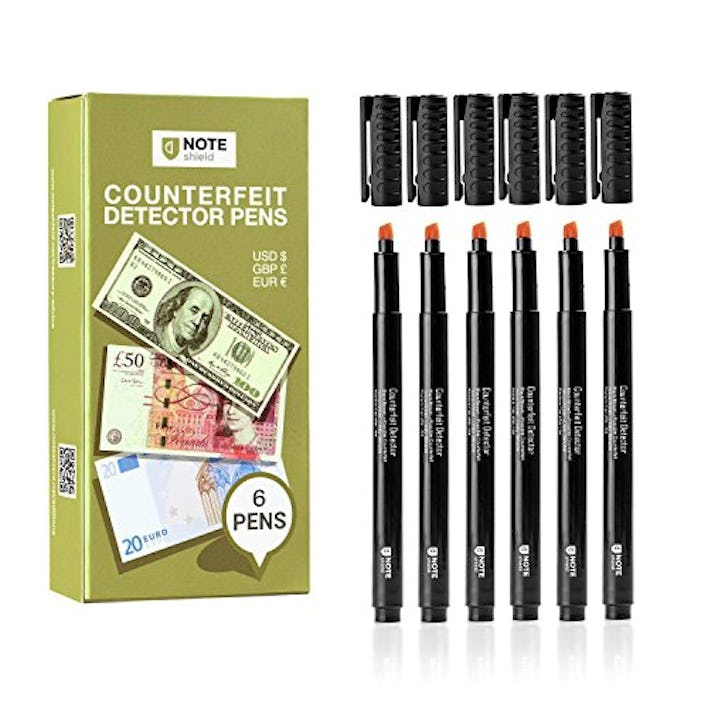NoteShield Counterfeit Bill Detector Pen (6-Pack)
