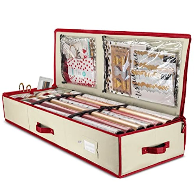 ZOBER Under-Bed Gift Wrap Organizer