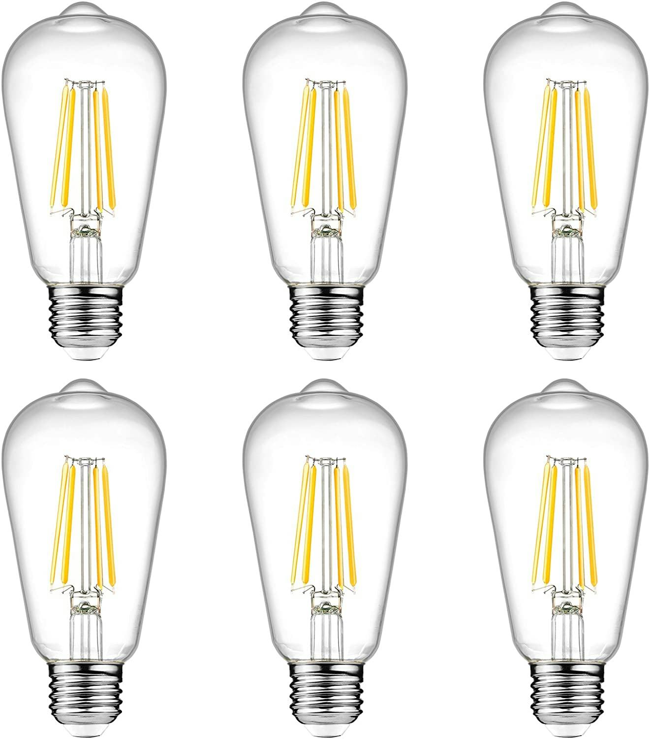 Ascher Vintage LED Bulbs (6-Pack)