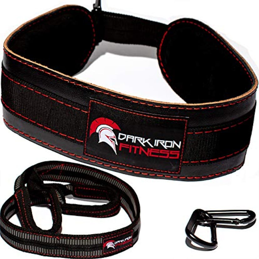 Dark Iron Fitness Padded Leather Belt