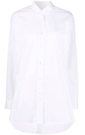 Mira long-sleeve organic cotton shirt