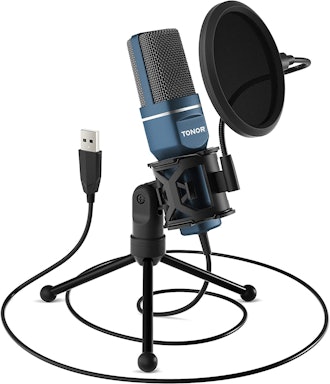 Designed for use with computers, this USB microphone for TikTok is a great budget-friendly option.