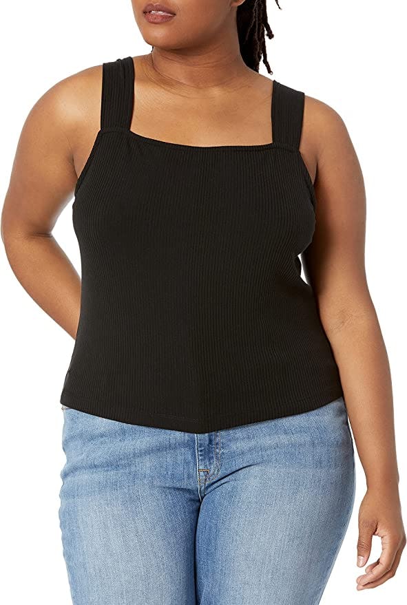 The Drop Rib Knit Tank Top