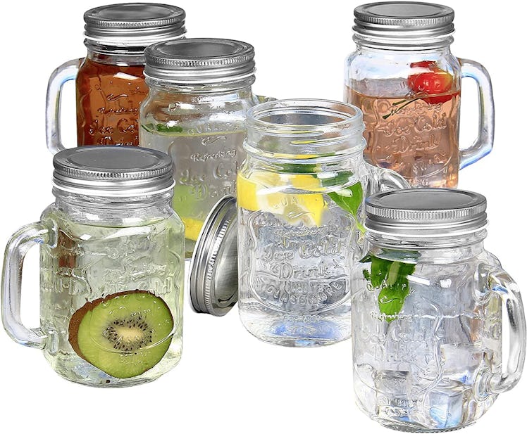 Estilo Mason Jar Mugs (Set of 6)