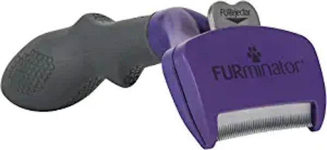 For periodic removal of excess fur, you might consider getting this de-shedding tool in addition to ...