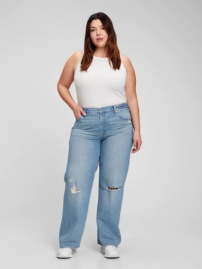 Low Rise Stride Jeans with Washwell