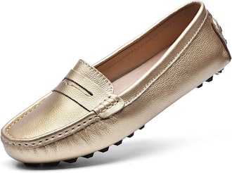 BEAUSEEN Leather Moccasins