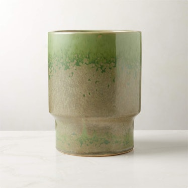 Leda Green Vase