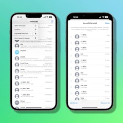 How to recover deleted text messages in iOS 16