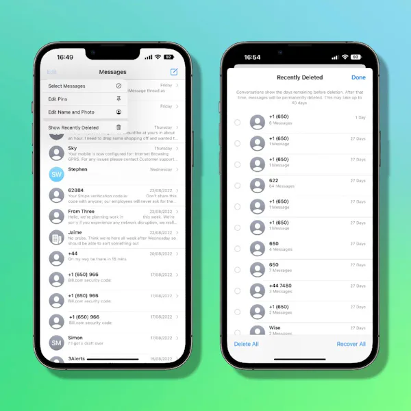 Ios Input Message How to recover deleted text messages in iOS 16
