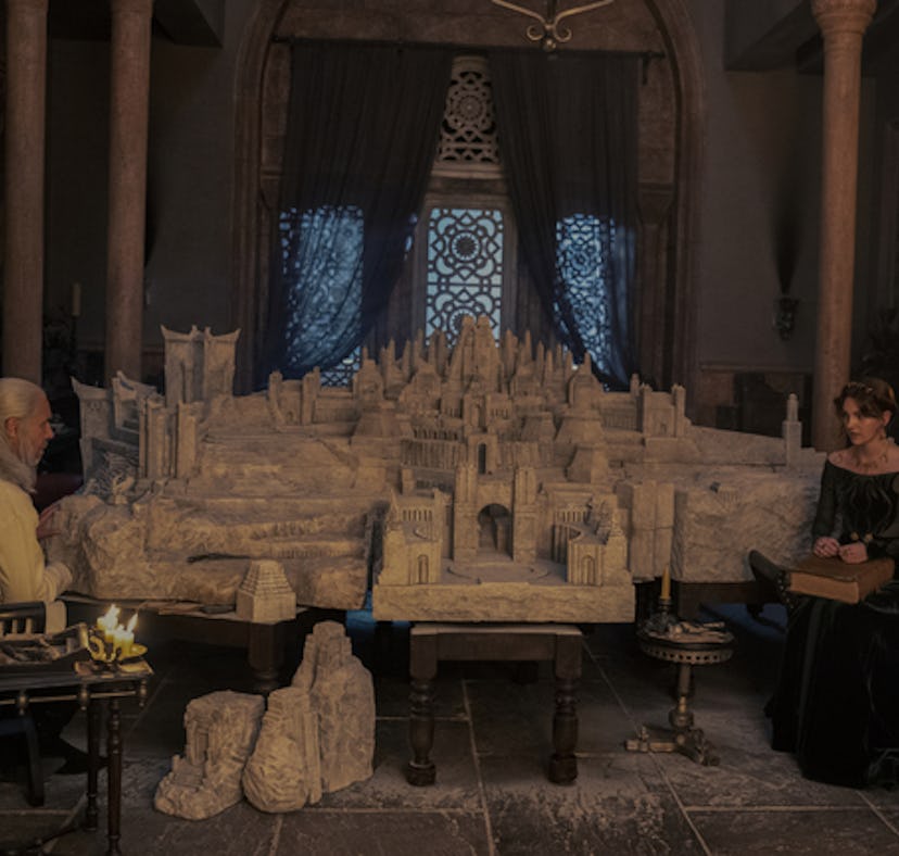 Paddy Considine and Emily Carey in House of The Dragon