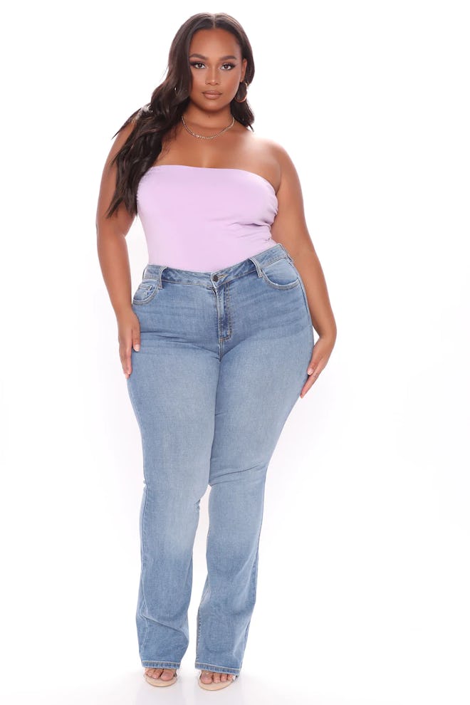 Hip Hugger Low Rise Bootcut Jeans