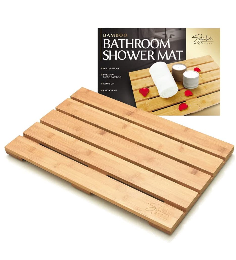 Signature Living Bamboo Bath Mat