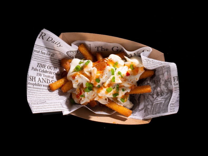 Universal Studios' Halloween Horror Nights 2022 food and drinks includes rat tail fries.