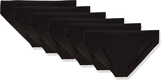 Amazon Essentials Cotton Bikini Brief Underwear (6-Pack)