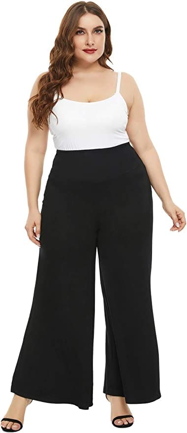 Hanna Nikole Wide-Leg Palazzo Lounge Pants