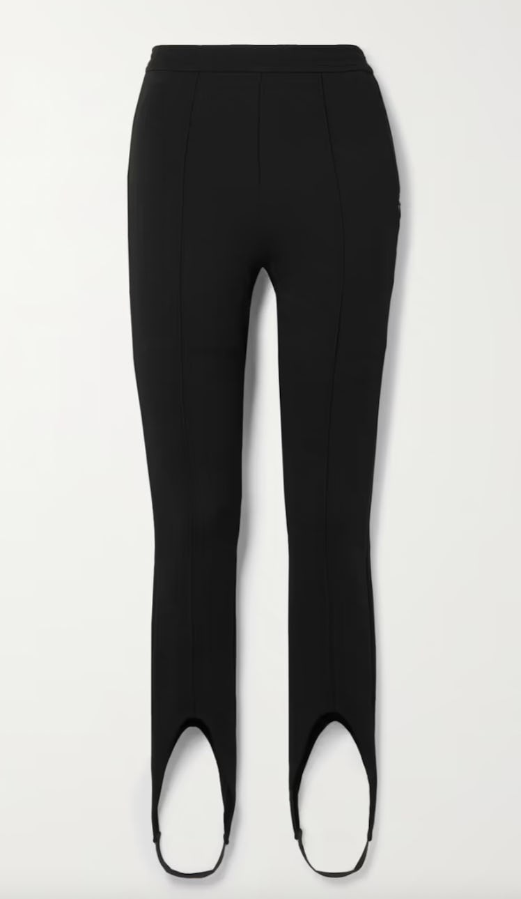 Stretch-jersey stirrup leggings