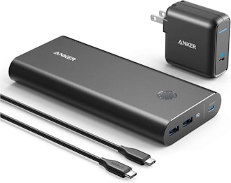 This laptop power bank is straightforward and boasts high ratings.