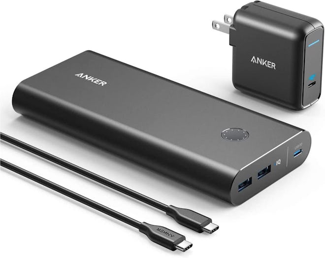 This laptop power bank is straightforward and boasts high ratings.