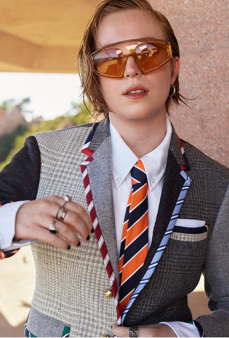 Hannah Einbinder in Khiry ring, Third Crown ring, Faris ring