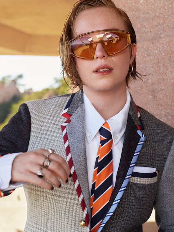 Hannah Einbinder in Khiry ring, Third Crown ring, Faris ring