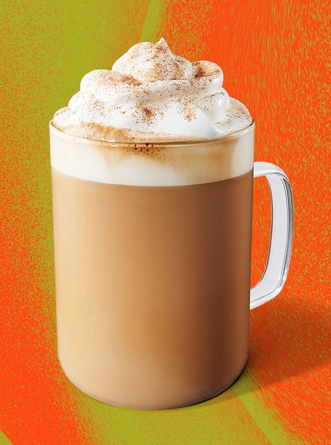 Starbucks' Pumpkin Spice Latte is back for a limited time this fall.