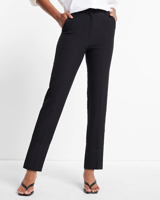 Editor Super High-Waisted Straight Ankle Pant