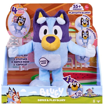 Dance & play Bluey is a 'Bluey' holiday toy for kids.