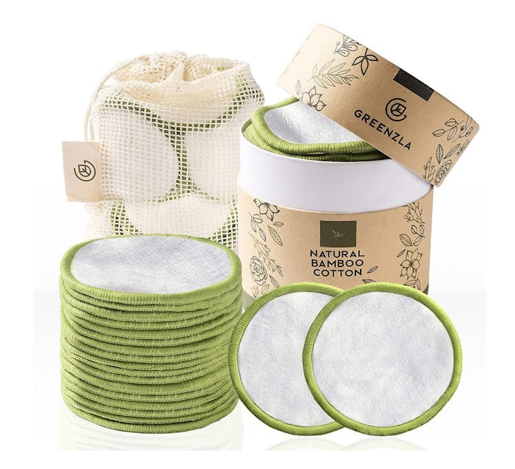 Greenzla Reusable Bamboo-Cotton Rounds (20-Count)