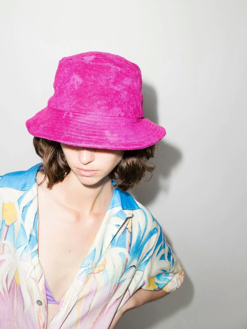 Rotate Bianca Heart Motif Bucket Hat