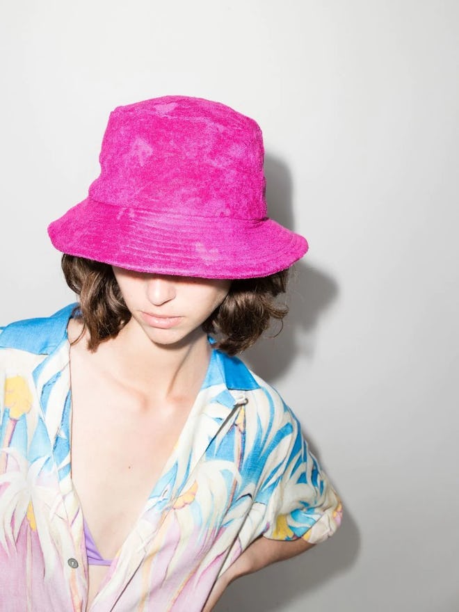 Rotate Bianca Heart Motif Bucket Hat