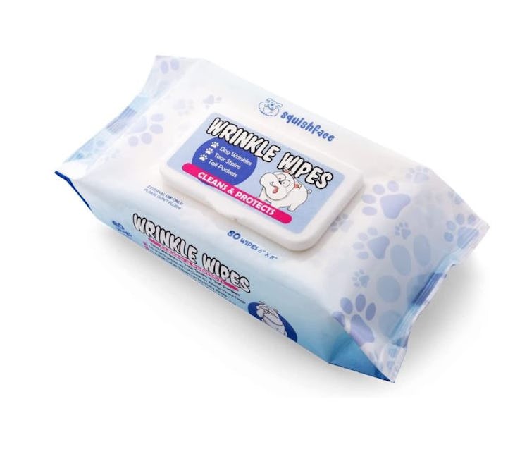 Squishface Dog Wrinkle Wipes