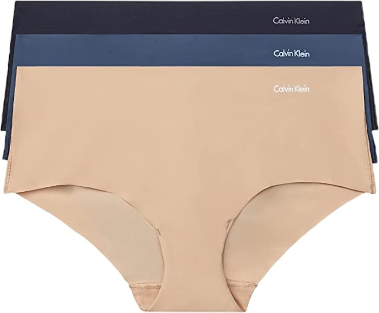 Calvin Klein Women's Invisibles Seamless Hipster Panties (3-Pack)