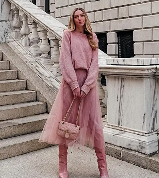 CHICWISH Tulle A-Line Maxi Skirt