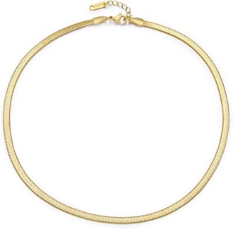 Amazon Herringbone Necklace for Women 14K Gold