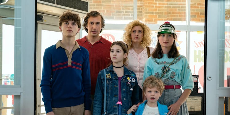 The family in White Noise with its cast member