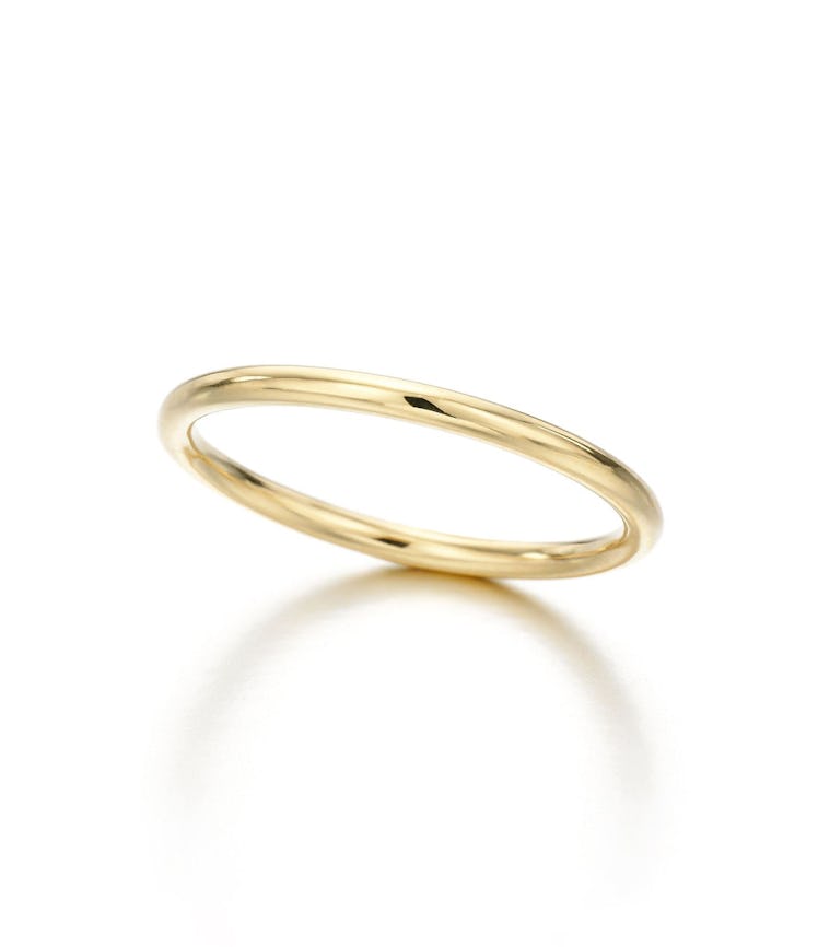 Jessica McCormack round wire yellow gold ring