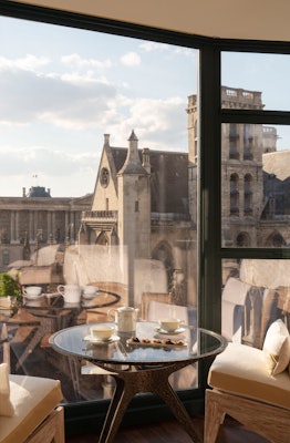 A view from the Cheval Blanc Paris
