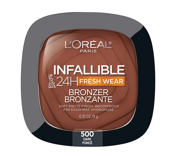 L'Oreal Paris Infallible Up to 24H Fresh Wear Bronzer is the best long-lasting bronzer from a drugst...