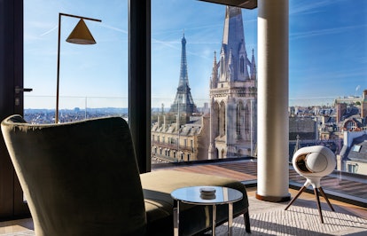 A view from the Bulgari Hotel Paris